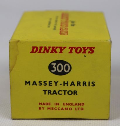null DINKY TOYS GB.
Massey-Harris Tracteur réf 300.
Avec sa boite.
Têtes d'épingle,...