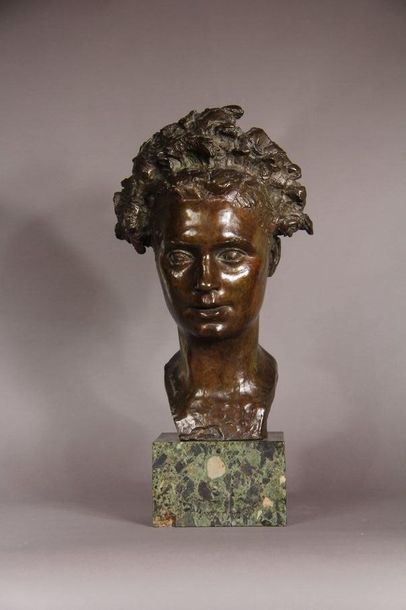 null Paul-François BERTHOUD (1870-1939) d'après
Comtesse de Vauréal, circa 1919
Sculpture...