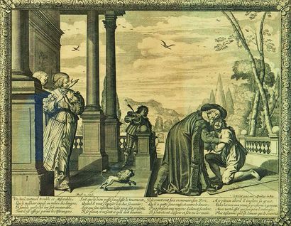 null Abraham BOSSE (1602/04 - 1676)
L' Enfant prodigue.
Série complète des six planches.
Eau-forte....