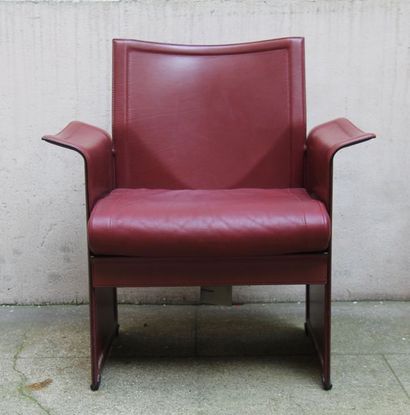 null Mattéo GRASSI (1927-2001)
Un fauteuil et un canapé deux places modèle Visiteur...