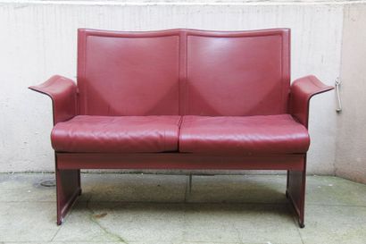 null Mattéo GRASSI (1927-2001)
Un fauteuil et un canapé deux places modèle Visiteur...