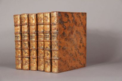 null POLYBE
Histoire de Polybe
Paris 1727, 6 vol. in-4, veau jaspé orné de l'époque,...