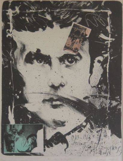 null Ecole française du XXe siècle
Portrait de Rimbaud « Les Augustins 1963-1983...