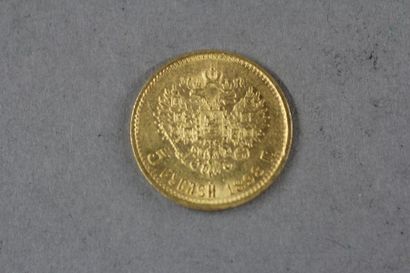 null *Une pièce de 5 Roubles en or 1898