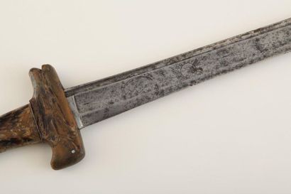 null « Epée » du 18ème siècle réalisée avec lame de sabre fin 17ème ou début 18ème...