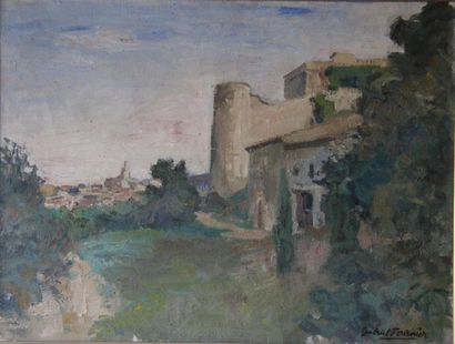 null Gabriel FOURNIER (1893-1963)
Château de Lourmarin
Huile sur toile signée en...