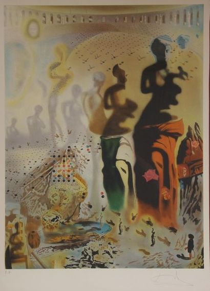 null Salvador DALI (1904-1989)
Le toréro hallucinogène
Lithographie en couleur signée...