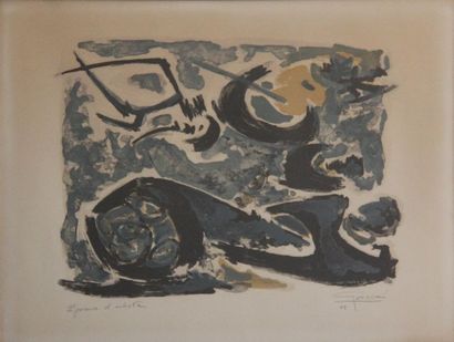 null Antonio GUANSE (1926-2008)
Two compositions
Prints one numbered 137/150 and...