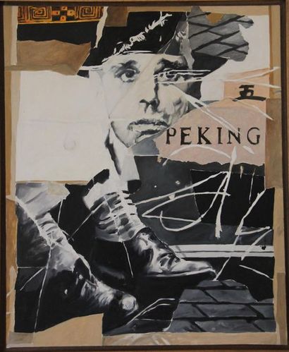 null Jean-Paul CHAMBAS (1947) 
Peking
Collage et technique mixte sur toile signé...