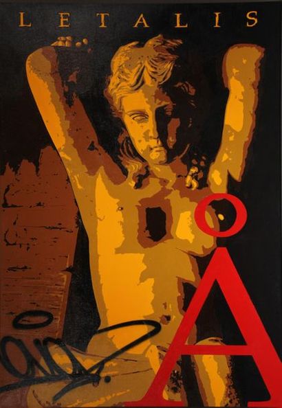 null PROVOX (1992-)
Aphrodite
Acrylique sur toile, signée et datée 2018 au dos
116...