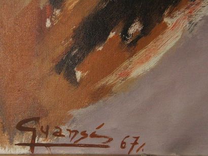 null Antonio GUANSE (1926-2008)
Corps
Huile sur toile signée et datée (19)67 en bas...