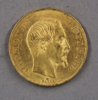 null *A coin of 50 FF in gold 1855 A
