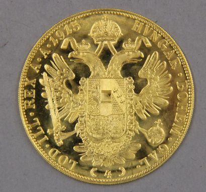 null *A 4 ducats gold coin François Joseph 1915