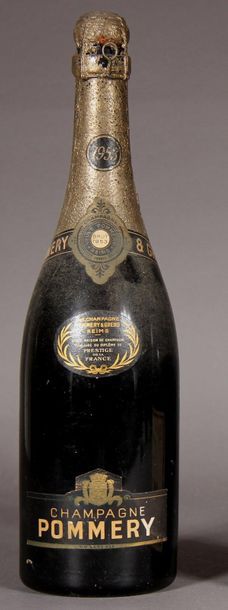 null 1 bottle CHAMPAGNE Pommery 1953 (very nice level, evolved light colour)