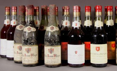 null 12 bottles BEAUMES DE VENISE red, Les Vignerons 1981 (we join 9 rosé of the...