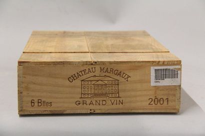 null 6	 bouteilles 	Château MARGAUX, 1° cru 	Margaux 	2001	 cb