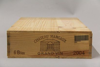 null 6	 bouteilles 	Château 	MARGAUX, 1° cru 	Margaux 	2004	 cb