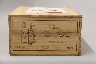 null 12 	bouteilles 	Château 	PRIEURE-LICHINE, 4° cru 	Margaux 	2004	 cb