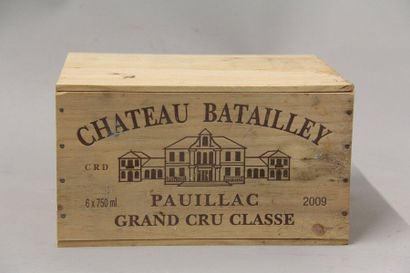null 6 	bouteilles 	Château 	BATAILLEY, 5° cru 	Pauillac 	2009	 cb