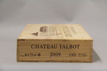 null 6 	bouteilles 	Château 	TALBOT, 4° cru 	Saint-Julien 	2009	 cb