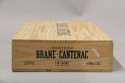 null 6	 bouteilles 	Château 	BRANE-CANTENAC, 2° cru 	Margaux 	2010	 cb
