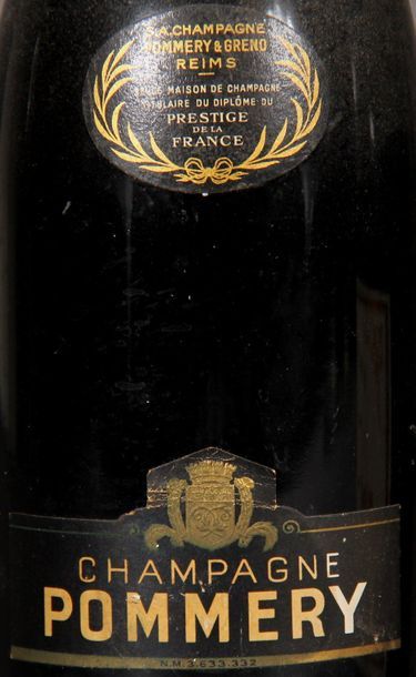 null 1	 bouteille 	CHAMPAGNE 		Pommery 	1953	 (très beau niveau, couleur lég évo...