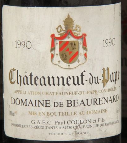 null 7 	bouteilles 	CHÂTEAUNEUF-DU-PAPE, 		Beaurenard 	1990	 (es)