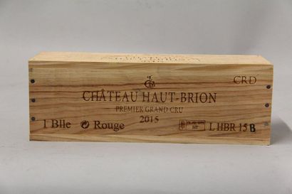 null 1	 bouteille 	Château 	HAUT-BRION, 1° cru 	Pessac-Léognan 	2015	 cb