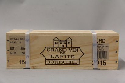null 1	 bouteille 	Château 	LAFITE-ROTHSCHILD, 1° cru 	Pauillac 	2015	 cb