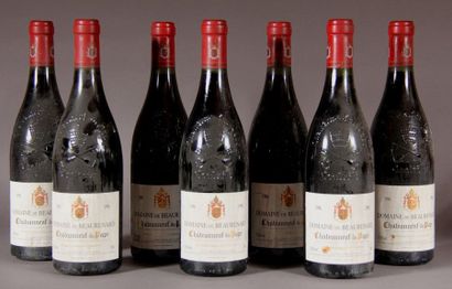 null 7 bottles CHÂTEAUNEUF-DU-PAPE, Beaurenard 1996 (es)