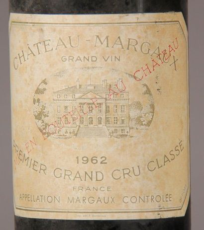 null 3 	bouteilles 	Château 	MARGAUX, 1° cru 	Margaux 	1962	 'es, 2 MB, 1 B)