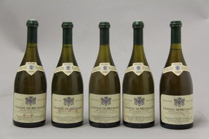 null 5 bottles MEURSAULT "1° cru", Château de Meursault 1999