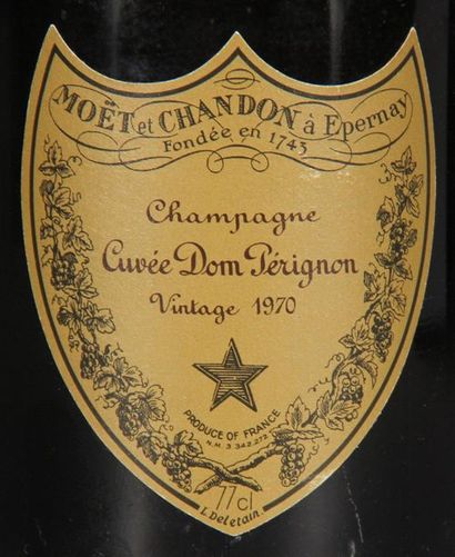 null 1 bottle CHAMPAGNE "Dom Pérignon", Moët & Chandon 1970