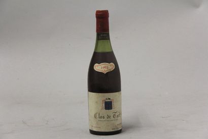 null 1	 bouteille 	CLOS DE TART, 		Mommessin 	1962	 (es, elt)