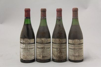 null 4 	bouteilles 	ROMANEE-SAINT-VIVANT, 		DRC 	1974	 (ets, et; 2 TLB, 2 LB)