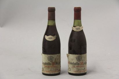 null 2 bottles CHAMBOLLE-MUSIGNY "Les Amoureuses", Servelle-Tachot 1976 (es; 1 B...