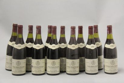 null 12	 bouteilles 	NUITS-SAINT-GEORGES, 		G. Julien 	1989	 (ela; 6 TLB)