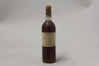 null 1	 bouteille 	Château 	D'YQUEM, 1° Cru Supérieur 	Sauternes 	1967