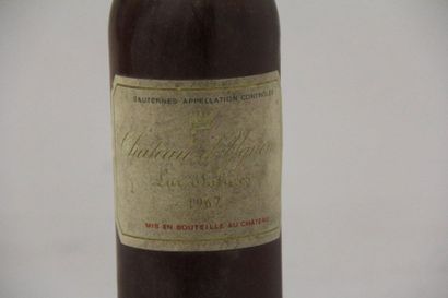 null 1	 bouteille 	Château 	D'YQUEM, 1° Cru Supérieur 	Sauternes 	1967
