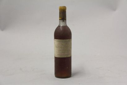 null 1	 bouteille 	Château D'YQUEM, 1° Cru Supérieur 	Sauternes 	1967	 (J, es)
