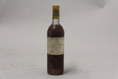 null 1	 bouteille 	Château 	D'YQUEM, 1° Cru Supérieur 	Sauternes 	1967	 (TLB, es...