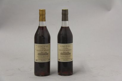 null 2	 bouteilles 	COGNAC 	"Grande Réserve", 	Bon Bois