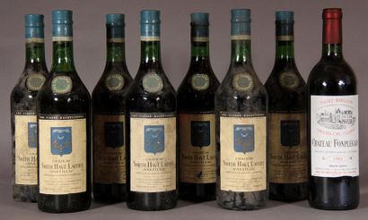 null 7 	bouteilles 	Château 	SMITH-HAUT-LAFITTE, 	Pessac-Léognan 	1970	 (es; on y...