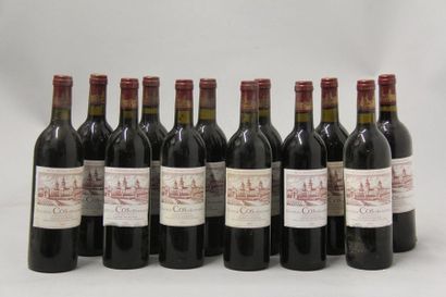 null 12 	bouteilles 	Château 	COS-D'ESTOURNEL, 2° cru Saint-Estèphe 		1982	 (elt...