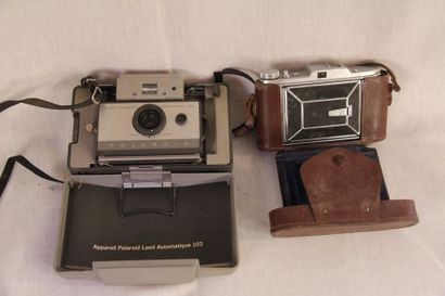 Two cameras: ADOX and POLAROID 103