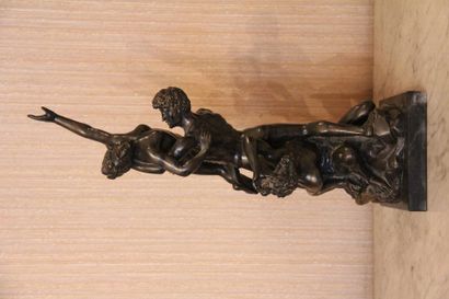 null Ecole moderne
L'Enlèvement des Sabines
Sculpture en bronze à patine noire signée...
