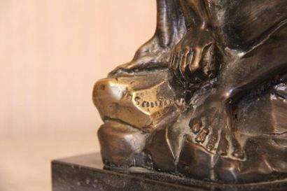 null Ecole moderne
L'Enlèvement des Sabines
Sculpture en bronze à patine noire signée...