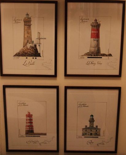 null Collection of lighthouses, ship models and miscellaneous on the theme of the...