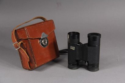 NIKON Pair of binoculars 9 x 30 6.7 in leather...