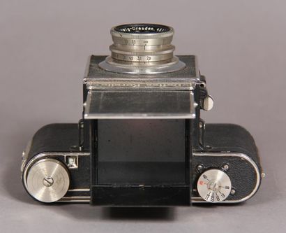 null REFLEX-KORELLE
Camera with obj Ludwig-Dresden Victar 1:2,9 f=7,5 cm. Avecon...